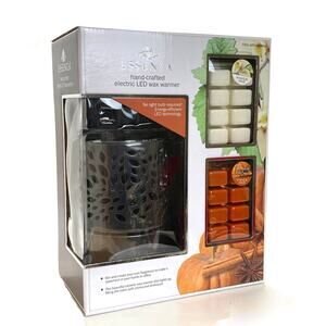 Brand New Essenza Electric LED Wax Warmer With 16 Scent Squares